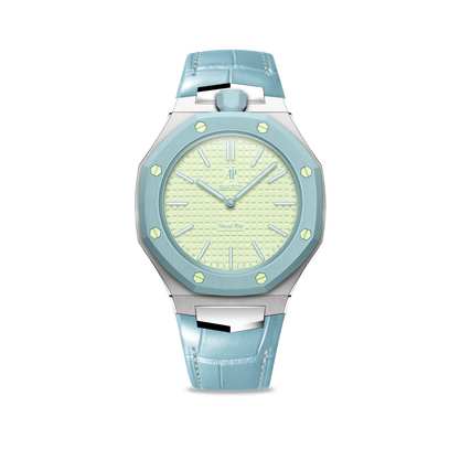 Bracelet Royal Alligator - Bleu Ciel